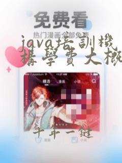 java培训机构学费大概多少