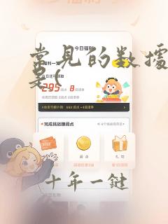 常见的数据模型是(