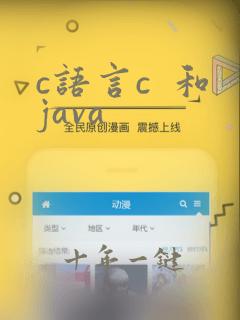 c语言c 和java