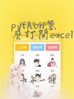 python怎么打开excel文件