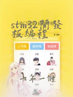 stm32开发板编程