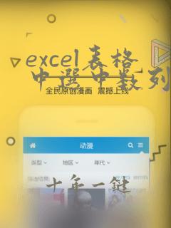 excel表格中选中数列不显示求和