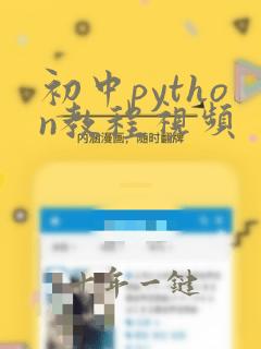 初中python教程视频