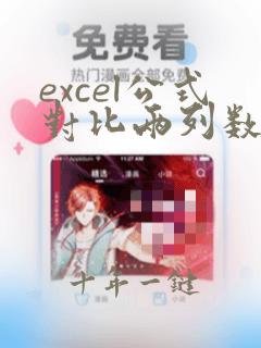 excel公式对比两列数据是否一致