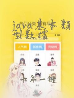 java基本类型数据