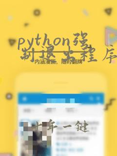 python强制退出程序