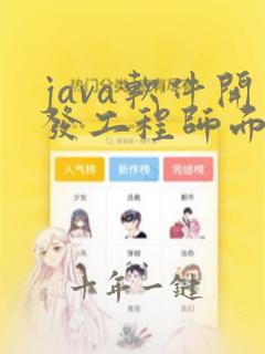 java软件开发工程师面试