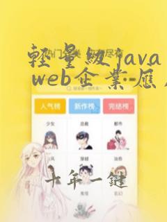 轻量级java web企业应用实战