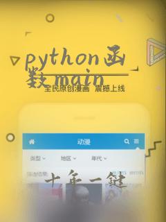 python函数main