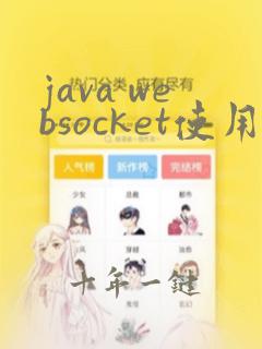 java websocket使用