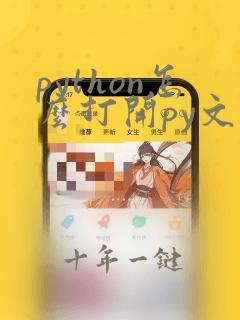 python怎么打开py文件