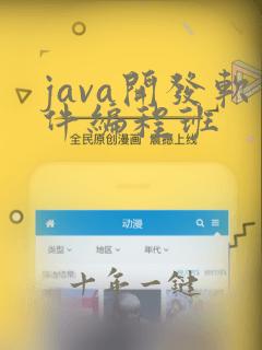 java开发软件编程班