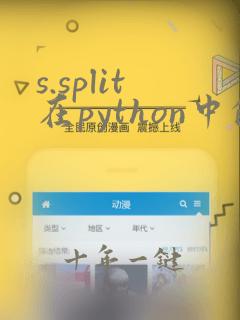 s.split在python中的用法