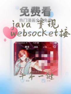 java 实现websocket接口
