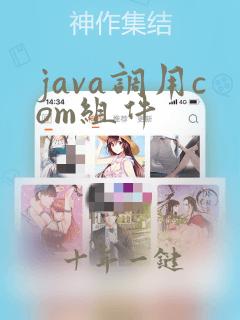java调用com组件