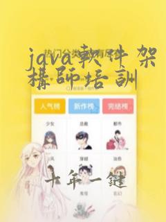 java软件架构师培训