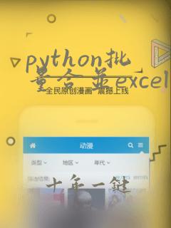 python批量合并excel