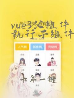 vue3父组件执行子组件方法