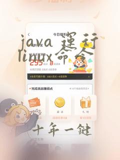 java 运行linux命令