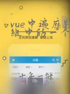vue中遍历数组中的一个对象中的值