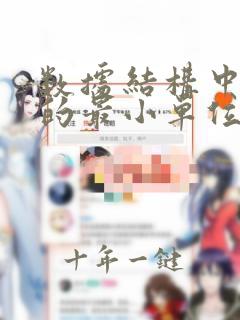 数据结构中数据的最小单位