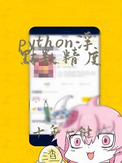 python浮点数精度