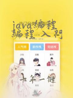 java编程 编程 入门