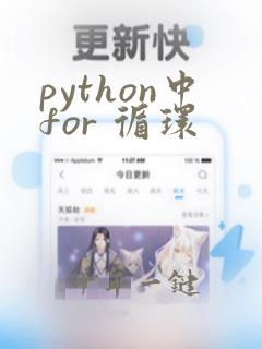 python中for 循环