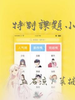 特别课题小组