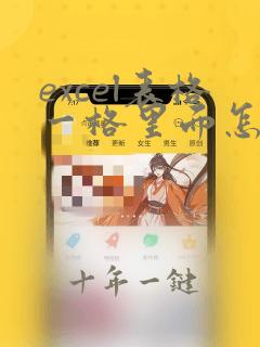 excel表格一格里面怎么写多行字