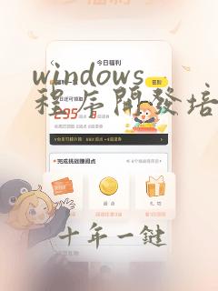 windows程序开发培训