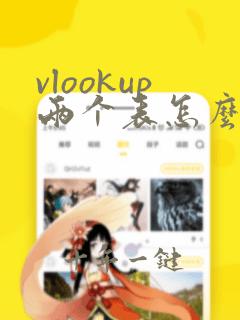 vlookup两个表怎么匹配数据表