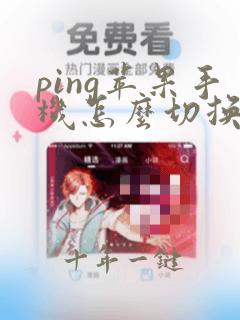ping苹果手机怎么切换输入法