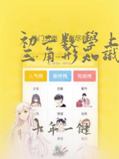 初二数学上全等三角形知识点总结