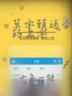 草字头适合女孩的名字