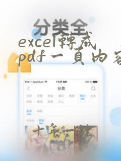 excel转成pdf一页内容变成了两页