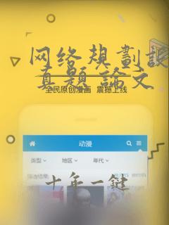 网络规划设计师 真题 论文