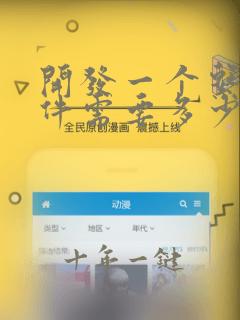开发一个系统软件需要多少钱