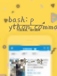 bash: python: command not found