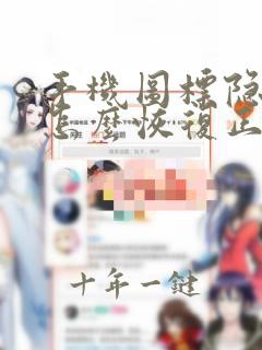 手机图标隐藏了怎么恢复正常