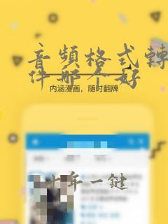 音频格式转换软件哪个好
