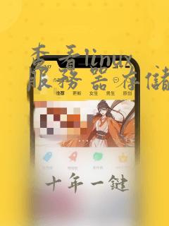 查看linux服务器存储空间
