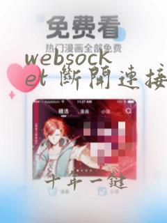 websocket 断开连接