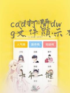 cad打开dwg文件显示不完整