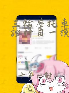 三轮摩托车驾驶证科目一模拟考试
