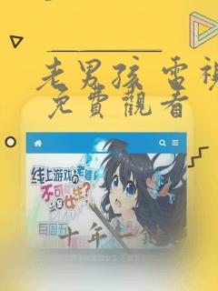 老男孩 电视剧 免费观看