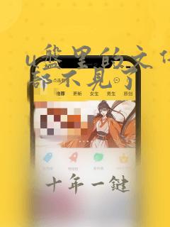 u盘里的文件全部不见了