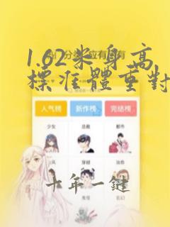 1.62米身高标准体重对照表