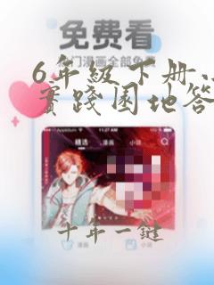 6年级下册小学实践园地答案数学