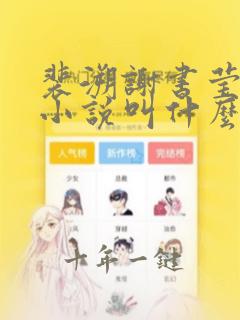 裴溯谢书莹舒冉小说叫什么名字